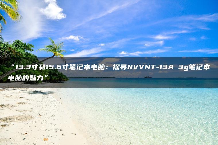 13.3寸和15.6寸笔记本电脑:探寻NVVNT-13A 3g笔记本电脑的魅力(图1)
